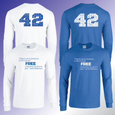 Jackie Robinson Long Sleeve Tee